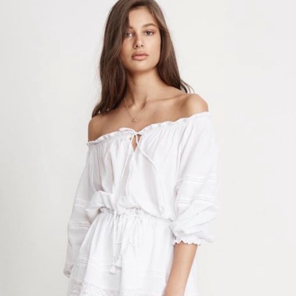 Faithfull Alacati Dress in Off-White size XS NWT